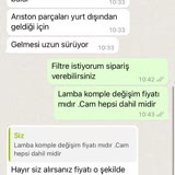 Vestel / Ariston Yetkili Servis Yanlış Sipariş