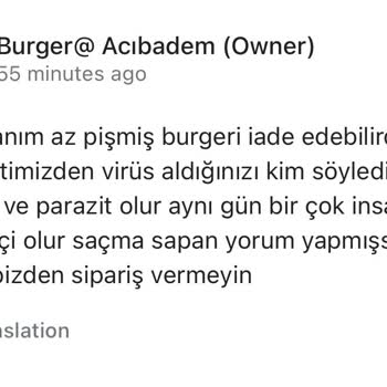 Burger@ Burger Et Acibadem