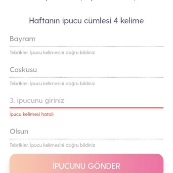 Turkcell Bizce İpucu Sorunu