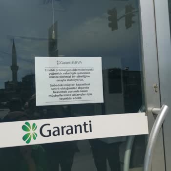 Garanti Bankası Kapıda Bekletme