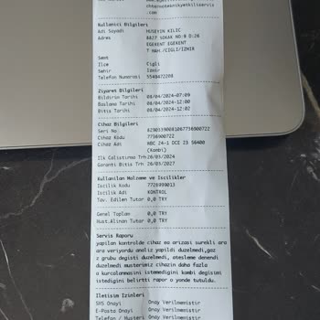 Bosch Termoteknoloji Bosch Condense 2500 Sıfır Kombi Arızalı Çıktı