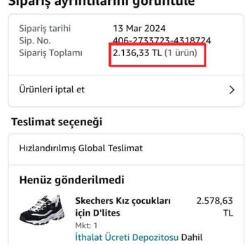 Amazon İndirimli Aldığım Ürünü Göndermediler