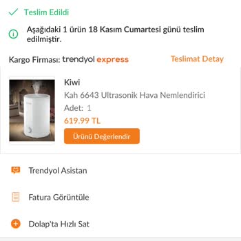 Trendyol Ürünümü Garantiye Göndermek İstiyorum