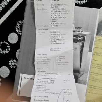 Siemens Bulaşık Makinem 3 Kere Aynı Hatayı Verdi.