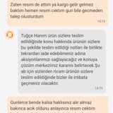 Trendyol Sinoz İadem Kabul Olmadı