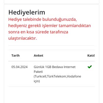 Sia Insight Hediye İnternet Verilmemesi