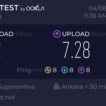 Superonline Hızım 2 Mbps Ve Milyonlarca Crc Hatası Alıyorum