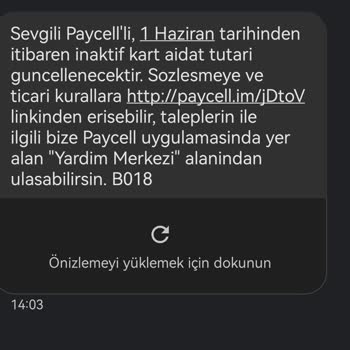 Paycell İnaktif Hesap Kapatma Sorunu