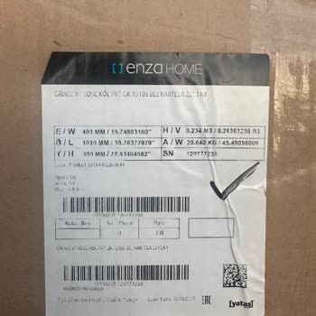 Enza Home Sipariş Teslim Edilmedi.