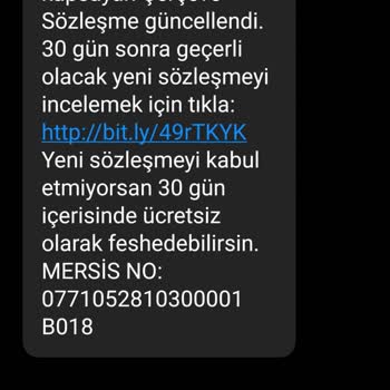 Sipay Dan Gelen SMS Hk.