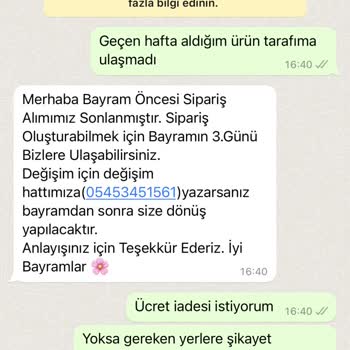 Zeynep Boutique Ve Tesettür Zen Ürünümü Göndermiyor. Ulaşamıyorum.