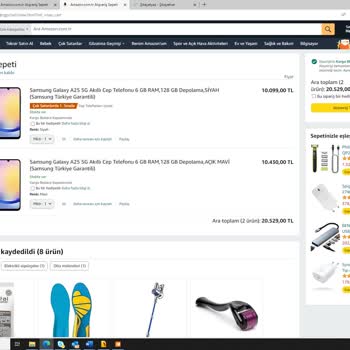Amazon.com.tr Fiyat Farkı