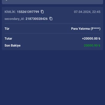 Oslobet Hesabımdan 68000 Bin Tl'yi Sildi