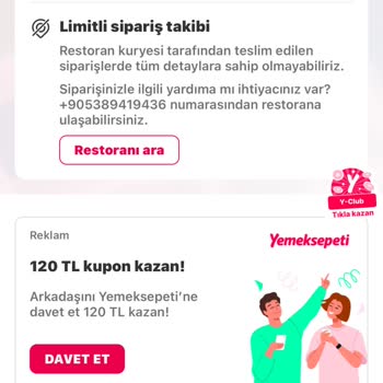 Yemeksepeti Adrese Teslim Sıkıntısı Ve Kurye Rahatsızlığı