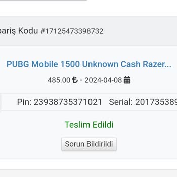 Oyun Alışveriş (oyunalisveris.com) Oyunalişveriş 1500 Uc Diye 1030 Uc Yolladı.