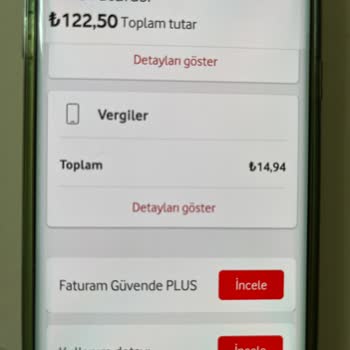 Vodafone Taahhüde Sabit Fiyata Rağmen Vergileri Müşteriye Yansıtıyor!