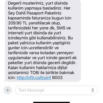 Vodafone Abone Olmadığım Hizmeti Faturaya Yansıtıyor.
