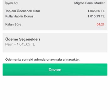 Migros Garanti Bonusları Kullandırtmıyor