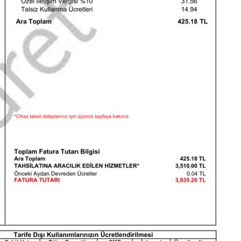 Vodafone Bilgim Dışında Kasko Yapılması!