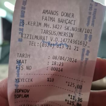 Amanos Döner Şikayetvar Yazıklar Olsun