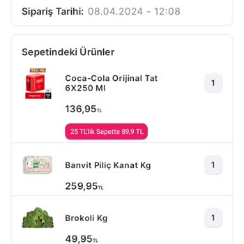 Migros Sanal Market Kafasına Göre Sipariş İptal Ediyor Bilgi Vermiyor