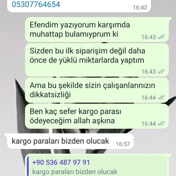 Hassa Butik Para İademi Yapmıyor İade Sürecinde Mesaj'lara Bakmıyor
