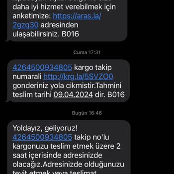 Aras Kargo Kargomu Teslim Etmedi