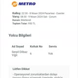 Metro Turizmden Şikayetçiyim