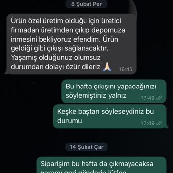 Huriş Butik Ürünümü De Ürünün Ücretini De Alamıyorum.
