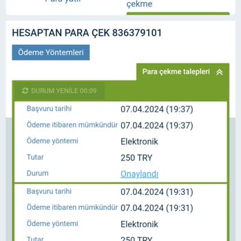 1xBet Param Hesabıma Gelmedi