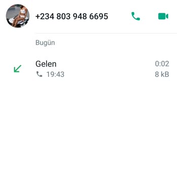 WhatsApp Şüpheli Aramalar Hk.