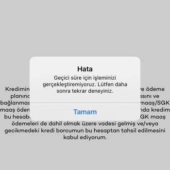 Akbank Ön Onaylı Krediyi Vermiyor.