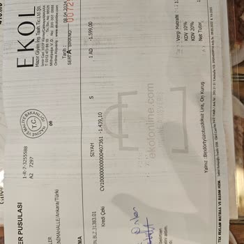 Ekol Giyim Ekol İade Almıyor