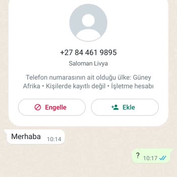 WhatsApp Bilinmeyen Numara Rahatsızlığı