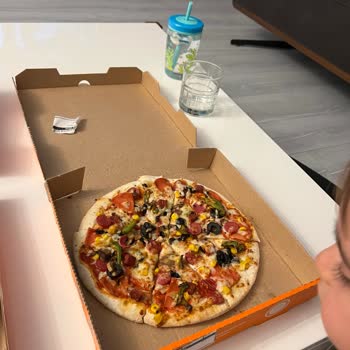 Little Caesars Pizza Görünümlü Minik Pişiler