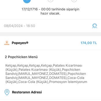 Tıkla Gelsin Siparişimizi Alamadık Hazırlanmadı