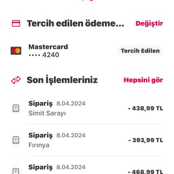 Yemek Sepeti Cafe Nero