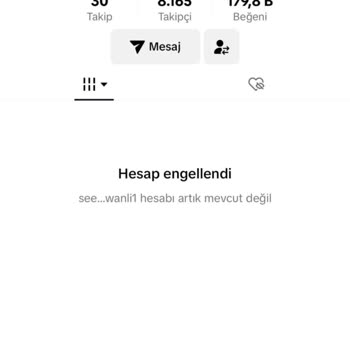 TikTok Hesabım Askıya Alındı
