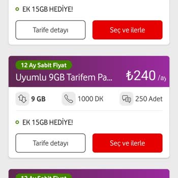 Vodafone Taahhüt Yenilemede %200 Fahiş Fiyat Artışı