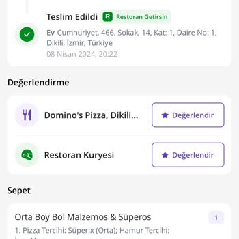 Domino's Siparişimi 2 Saat Geç Getirdi.