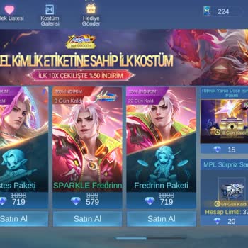 Mobile Legends Promosyonu Elmaslarını Kullanamıyorum