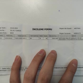 Altınyıldız'dan Alınan Takım Elbisenin Gelmemesi