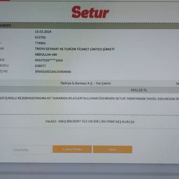 Setur Rezervasyon İptali Ve Ücret İadesi