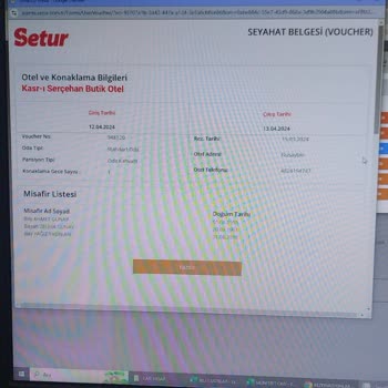 Setur Rezervasyon İptali Ve Ücret İadesi