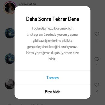 Instagram Yorum Engeli Nedir