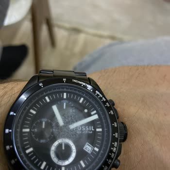 Saat & Saat'ten Aldığım Su Geçiren Fosil Saat