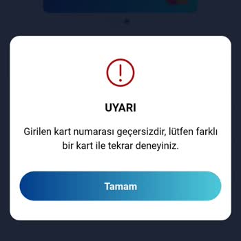 Paycell Kartı Aktive Edemiyorum