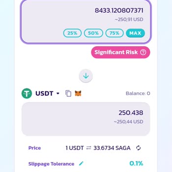 PancakeSwap Saga Coin Satamıyorum