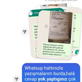 Cananinelbiseleri (Instagram) @cananinelbiseleri Parası Ödenmiş Siparişi Göndermiyor