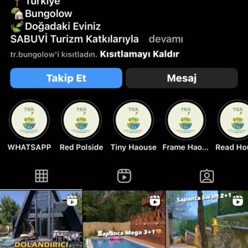 Bungalovevlerisapanca (Instagram) Tatil Vaadiyle Güven Kaybı